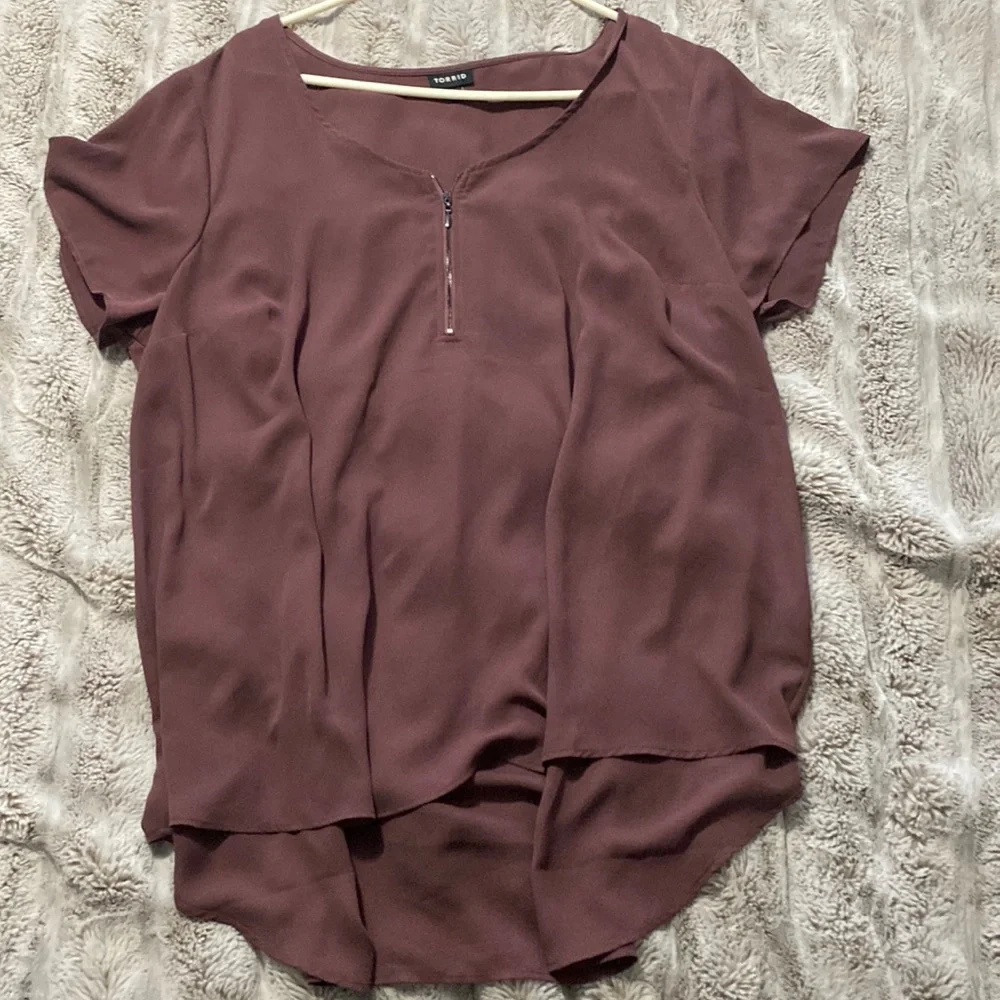 Torrid High-Low Blouse - Picture 1 of 1